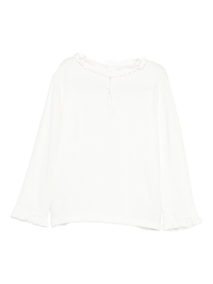 LALALU
blusa con colletto arricciato