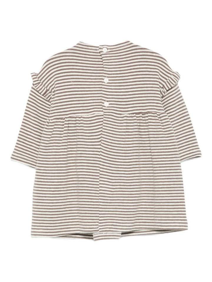 LALALU
Top a righe con volant