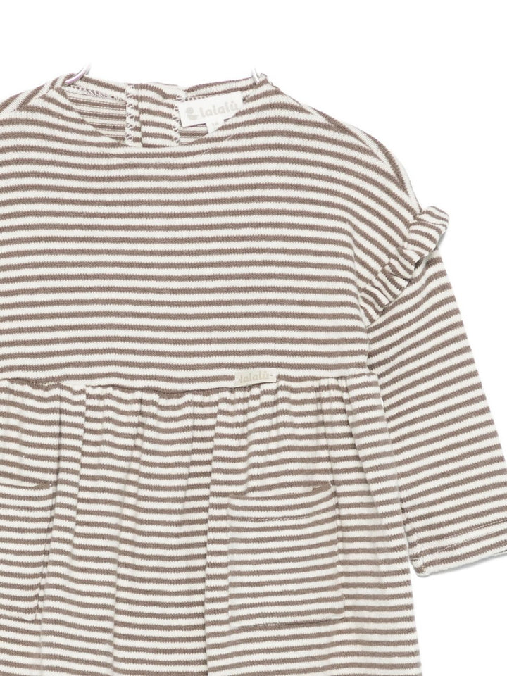 LALALU Top a righe con volant