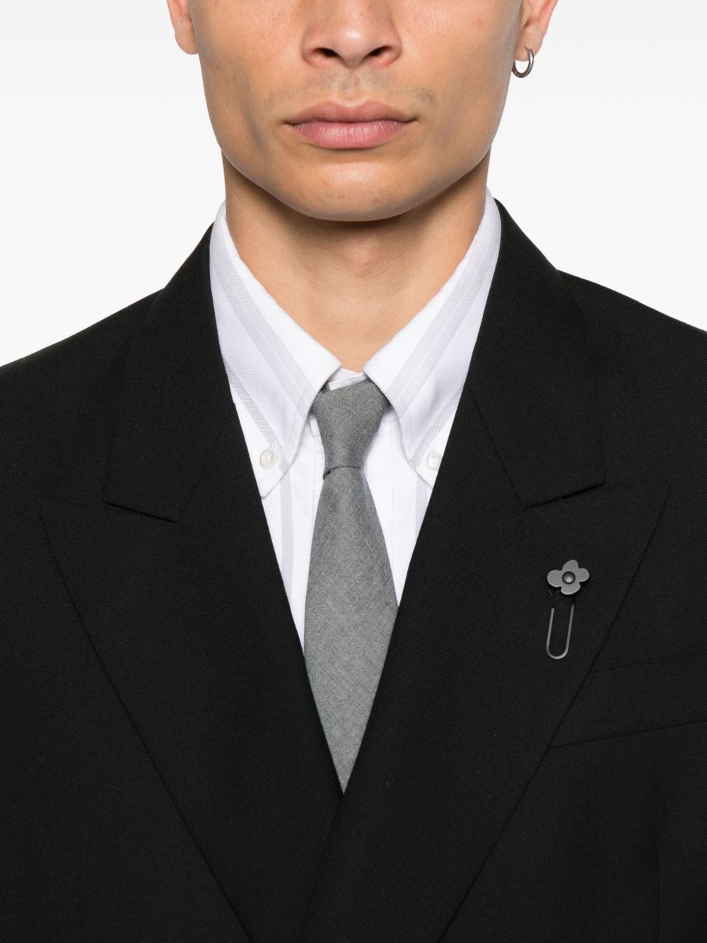 Lardini Giacca, chiusura doppiopetto nera