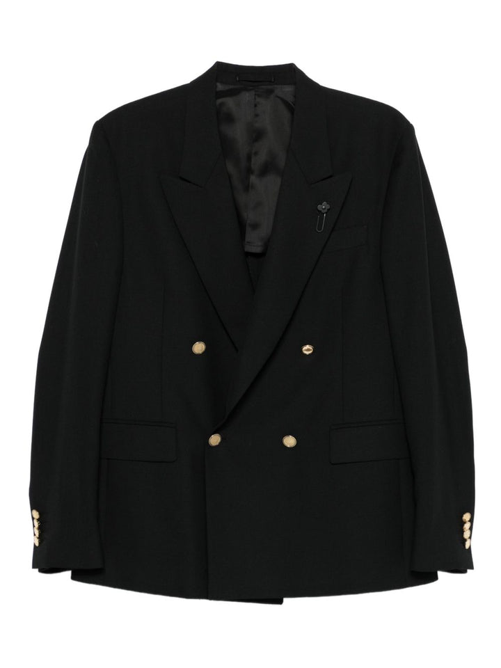 Lardini Giacca, chiusura doppiopetto nera