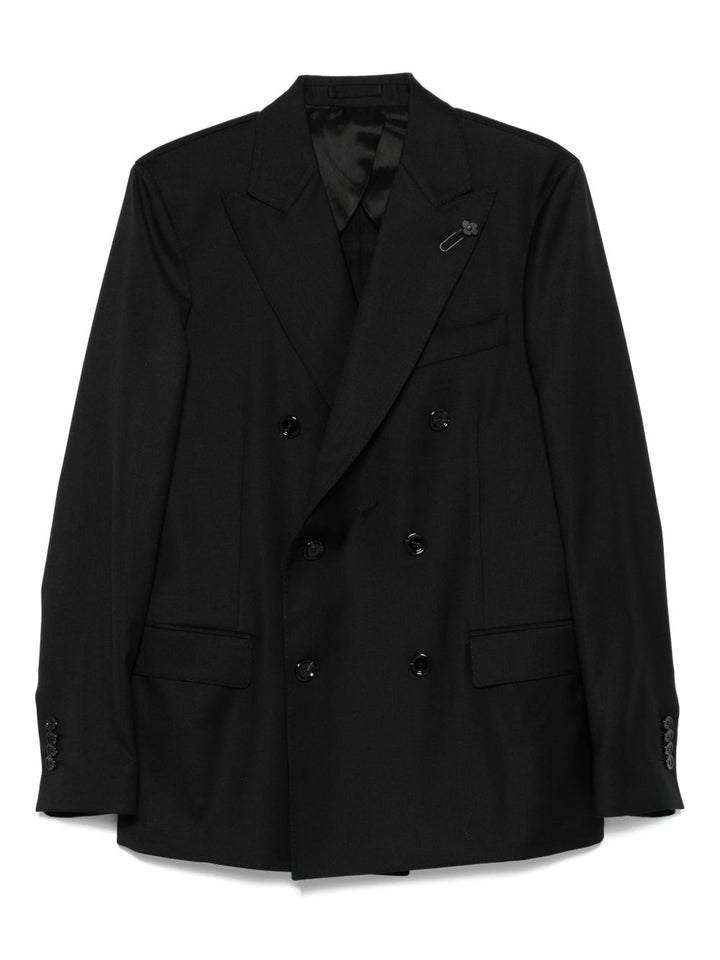 Lardini Giacca doppiopetto nero