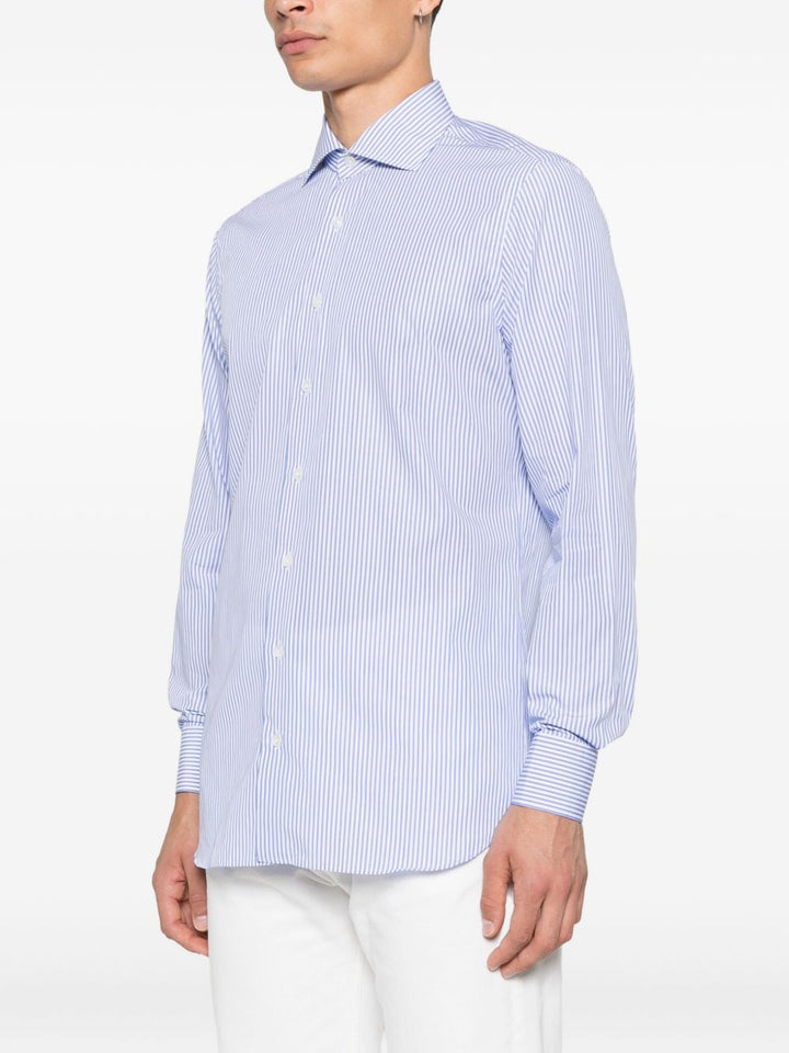 Lardini Camicia a righe azzurre