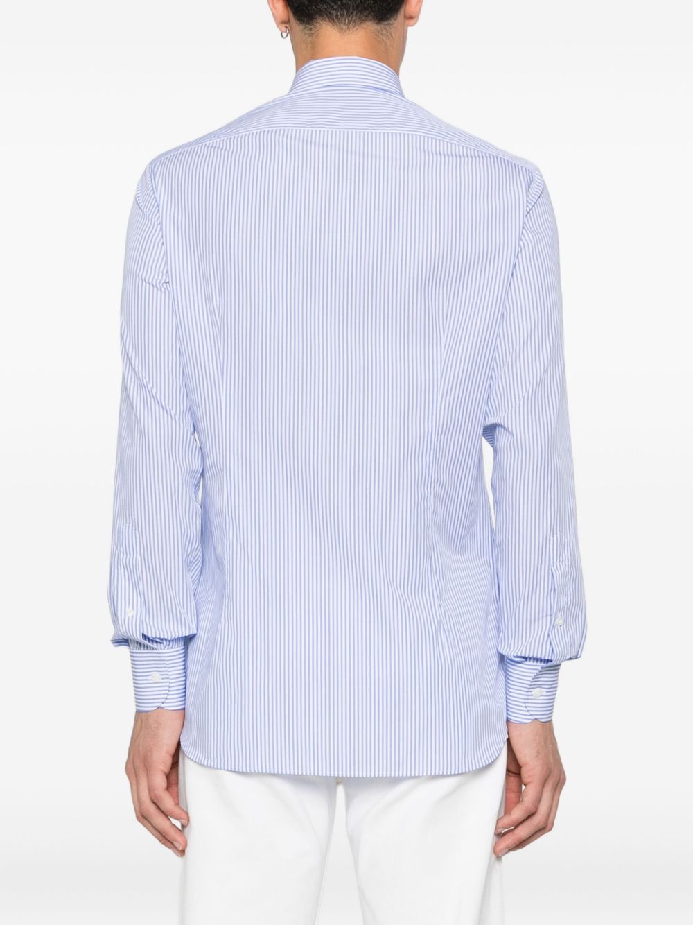 Lardini Camicia a righe azzurre