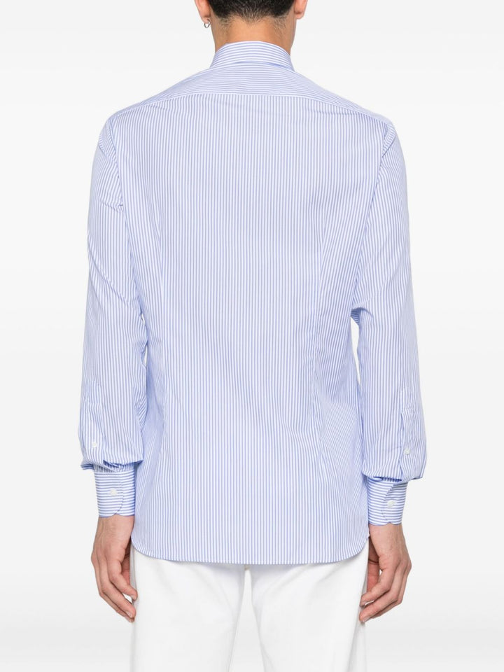 Lardini Camicia a righe azzurre