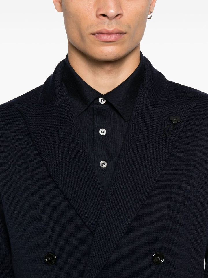 Lardini Giacca doppiopetto blu navy
