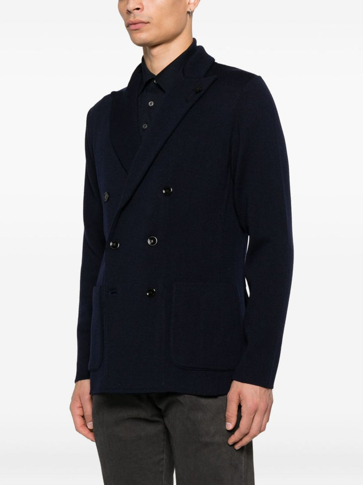 Lardini
Giacca doppiopetto blu navy