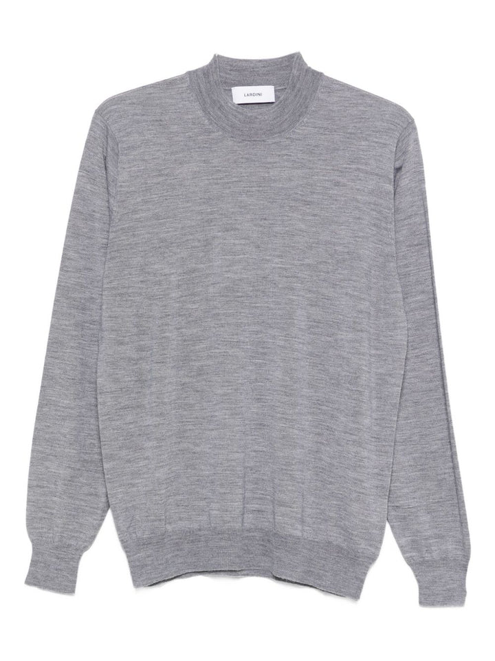 Lardini
Maglione grigio a collo alto