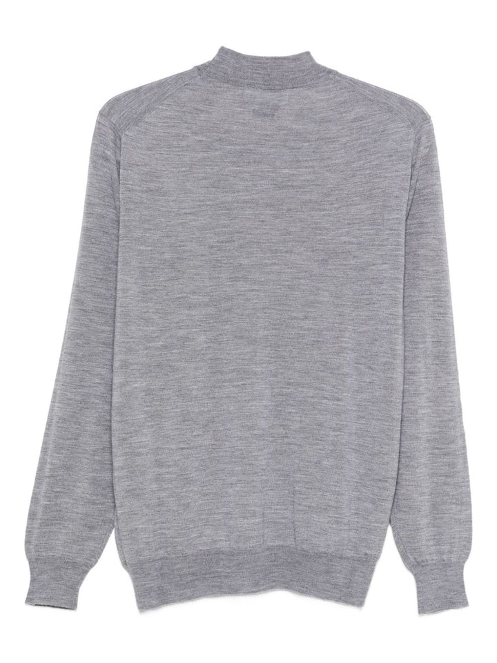 Lardini
Maglione grigio a collo alto