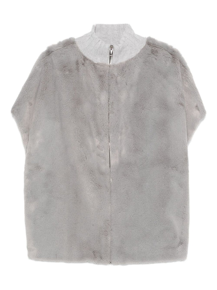 Le Tricot Perugia Giacca in pile con zip