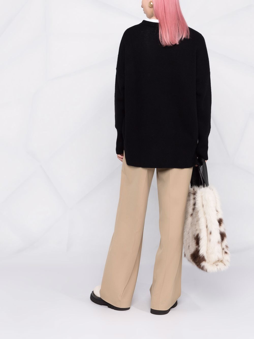 Lisa Yang
Maglione girocollo in cashmere nero