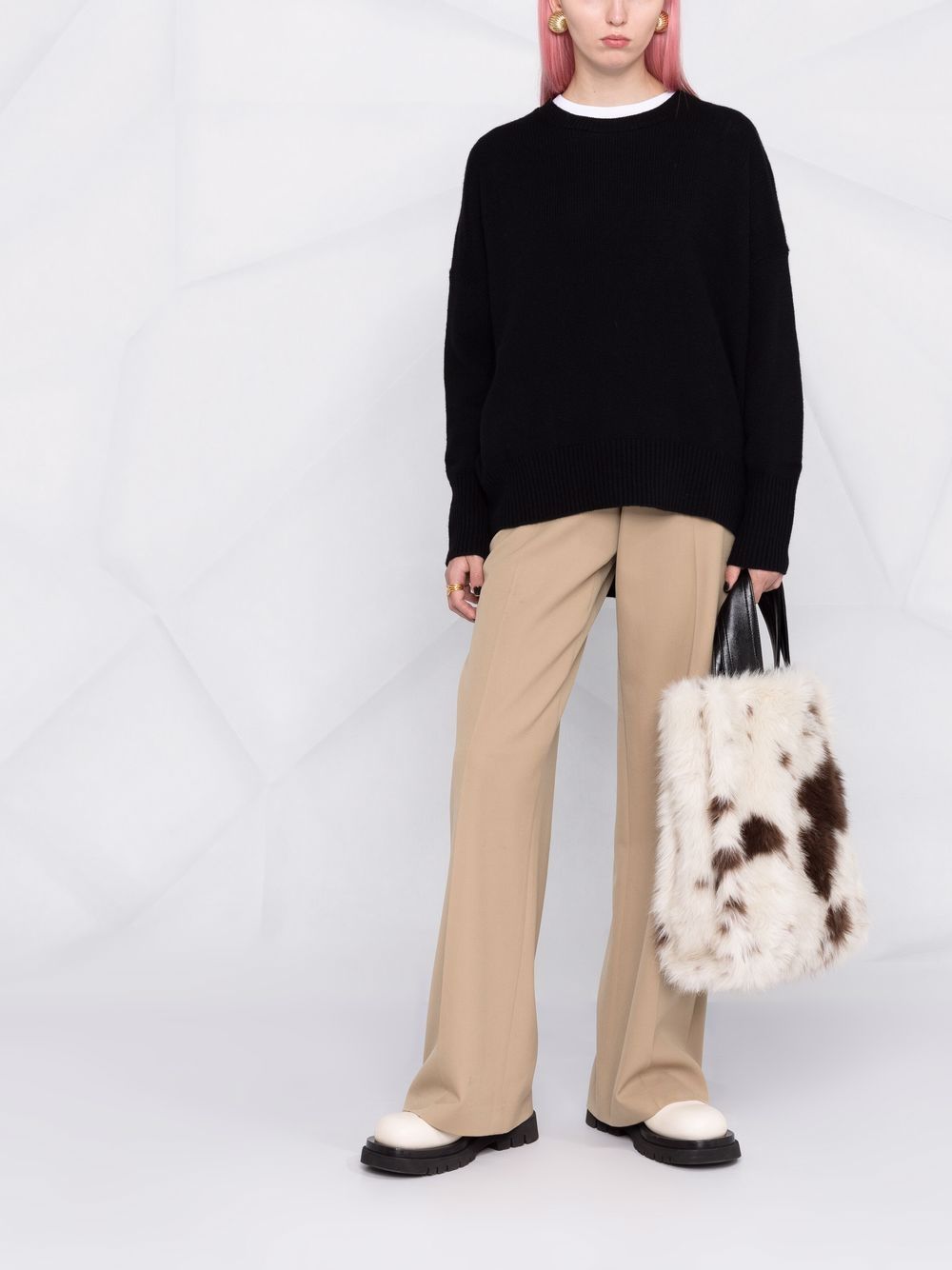 Lisa Yang
Maglione girocollo in cashmere nero