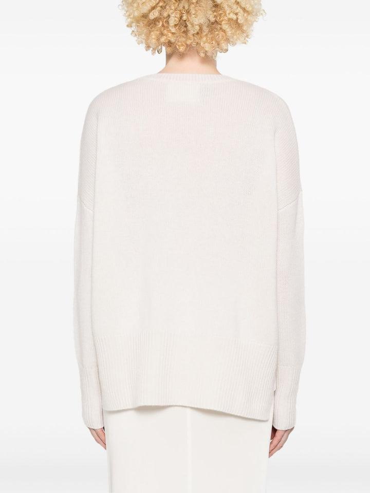 Lisa Yang
Maglione girocollo in cashmere bianco