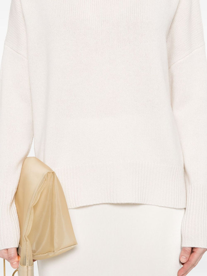 Lisa Yang
Maglione girocollo in cashmere bianco