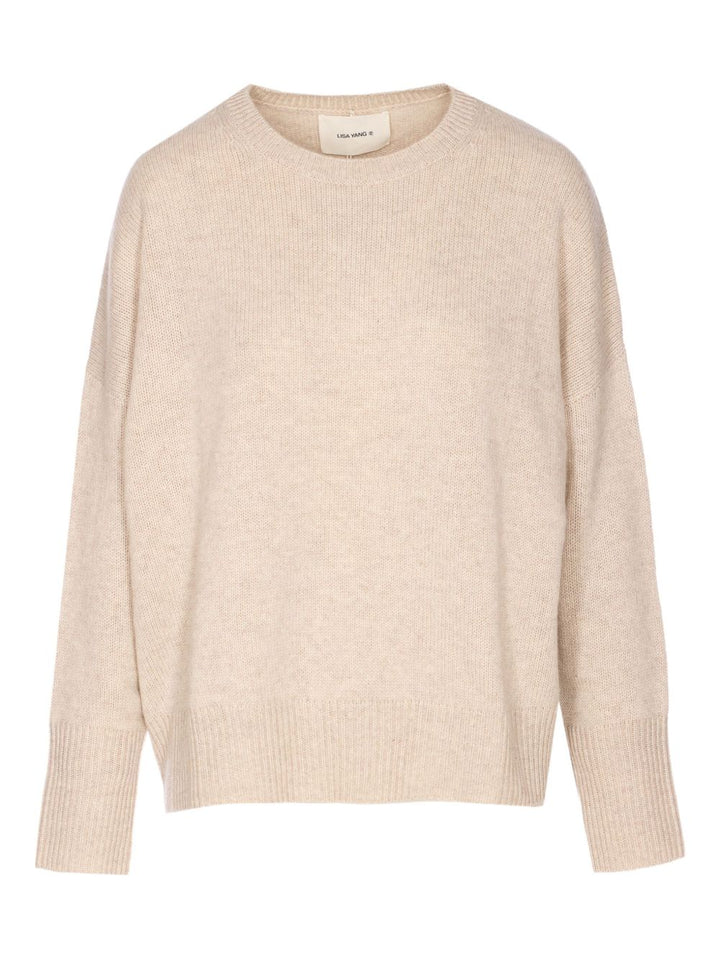 Lisa Yang
Maglione beige, girocollo