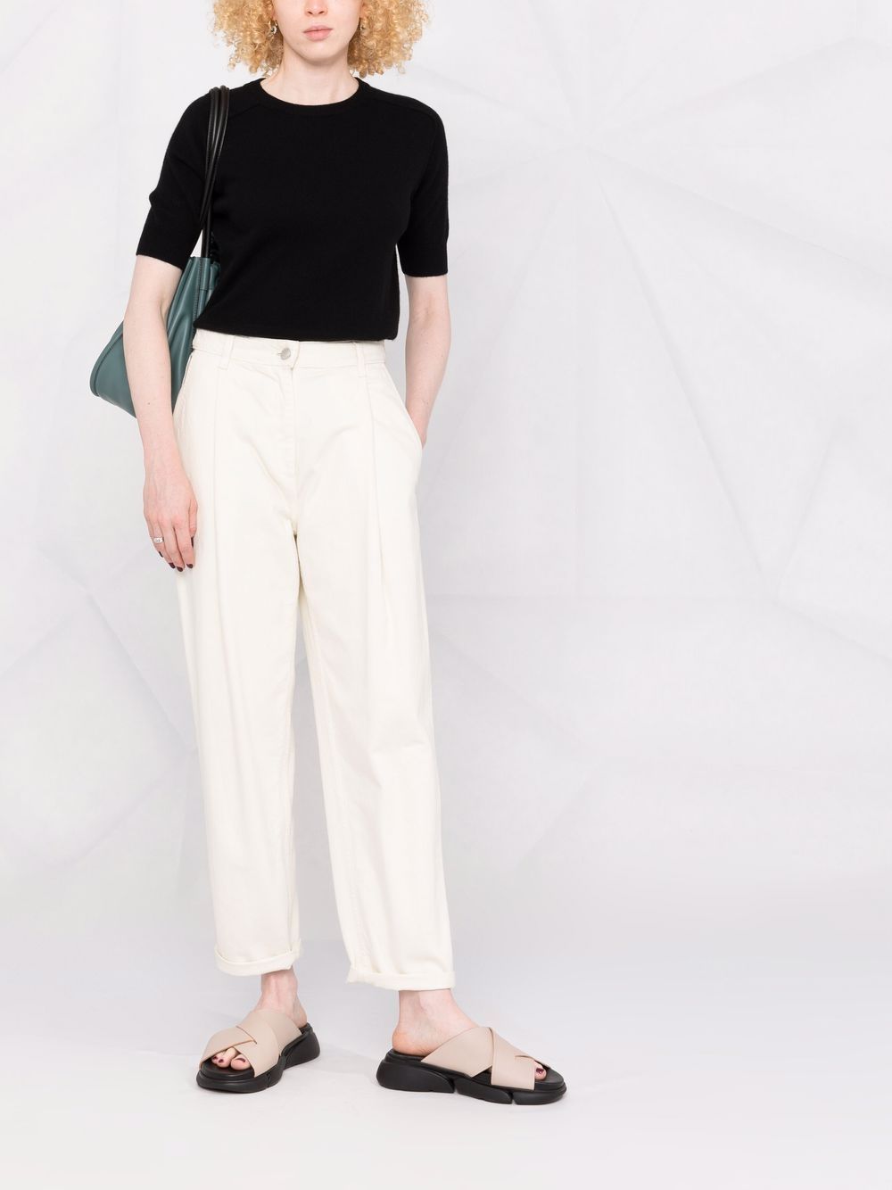 Lisa Yang Maglia girocollo in cashmere nero