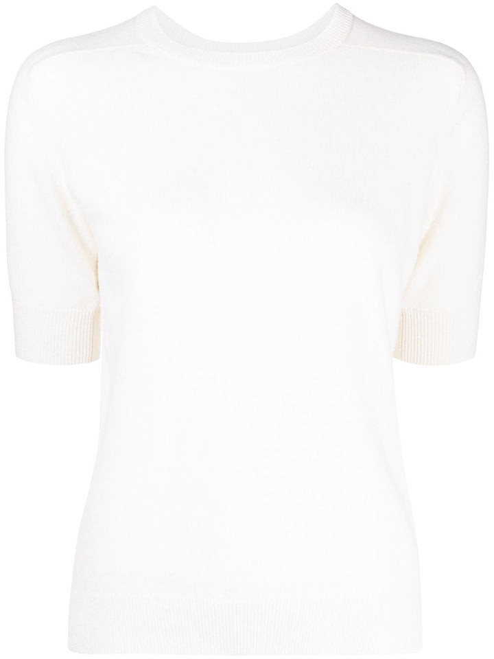 Lisa Yang Maglia girocollo in cashmere bianco