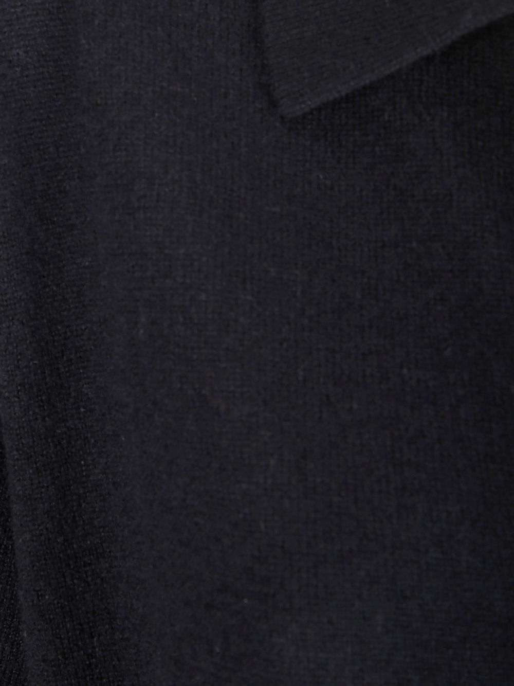 Lisa Yang Maglione nero in cashmere lavorato a maglia