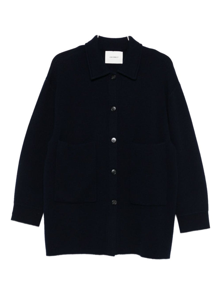 Lisa Yang maglia cardigan a maniche lunghe