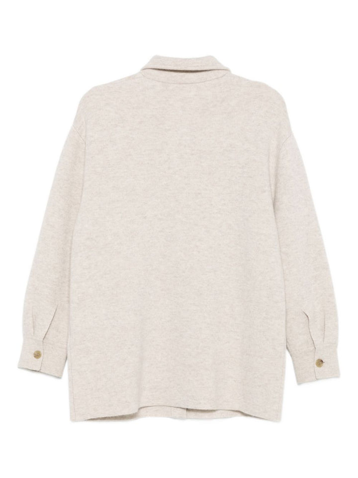 Lisa Yang maglia cardigan beige