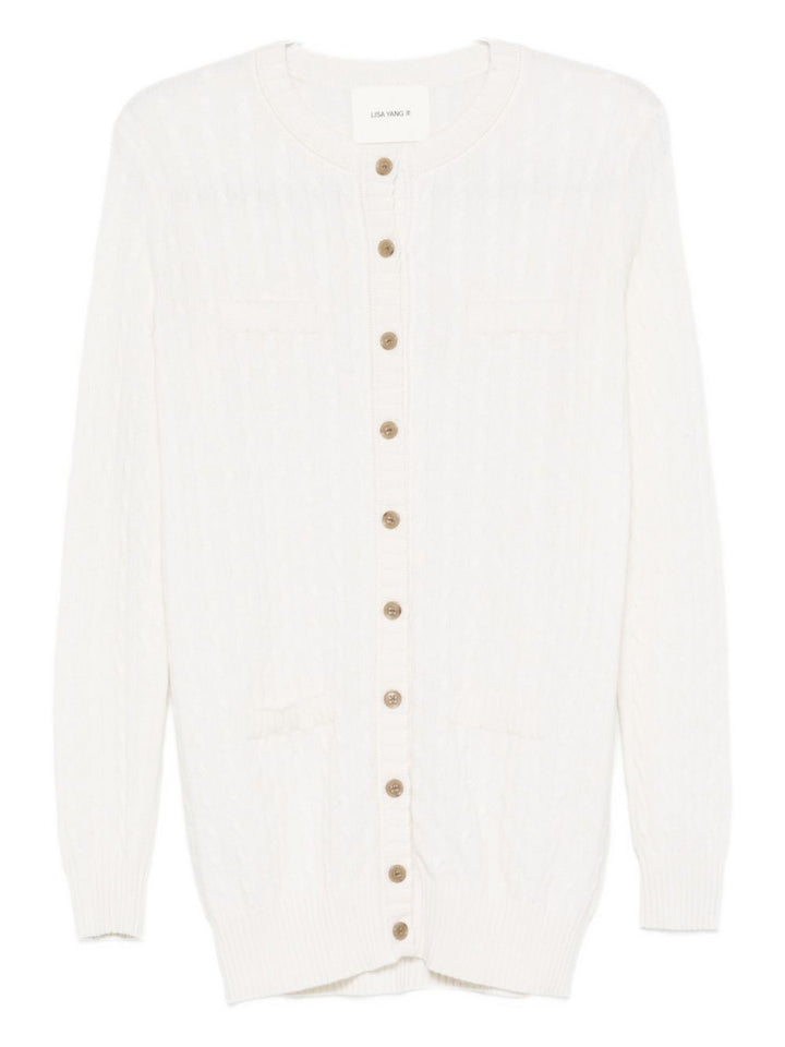 Lisa Yang Maglia cardigan lungo