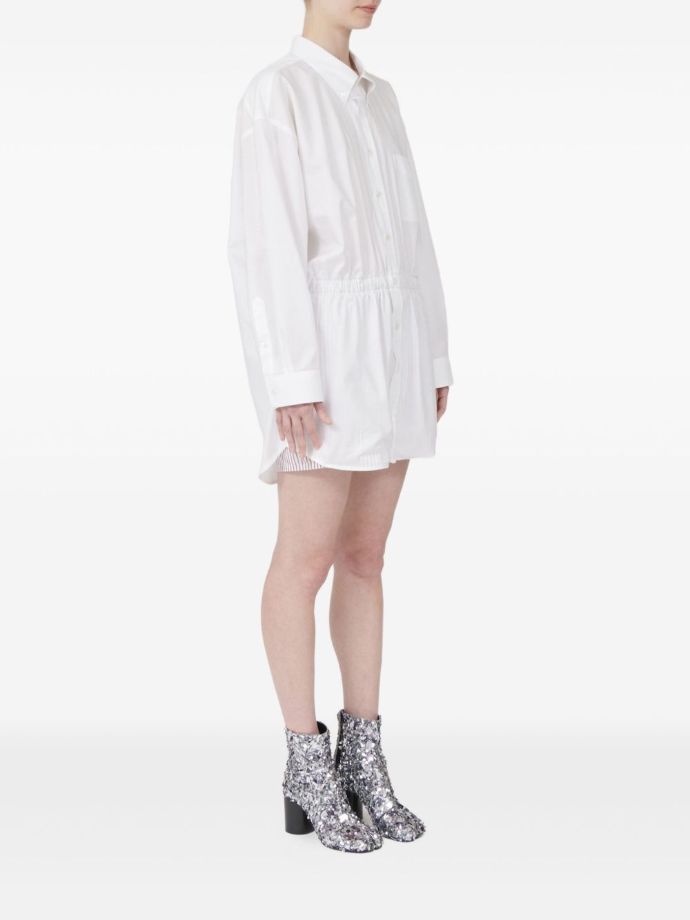 Maison Margiela
Camicia con vita elasticizzata