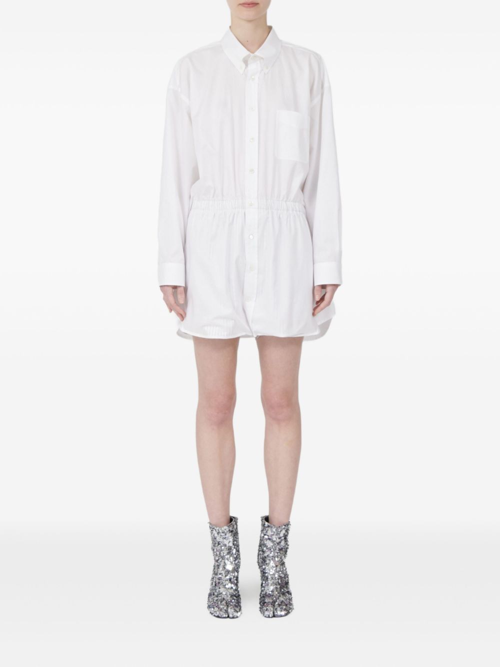 Maison Margiela
Camicia con vita elasticizzata