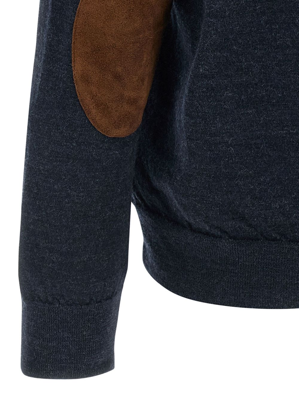 Maison Margiela Cardigan in lana blu scuro