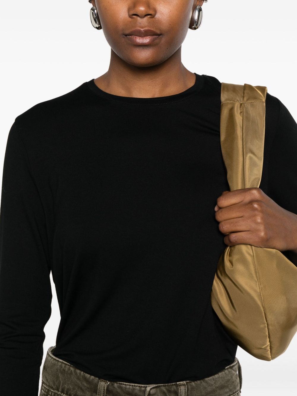 Majestic
maglia nera a maniche lunghe