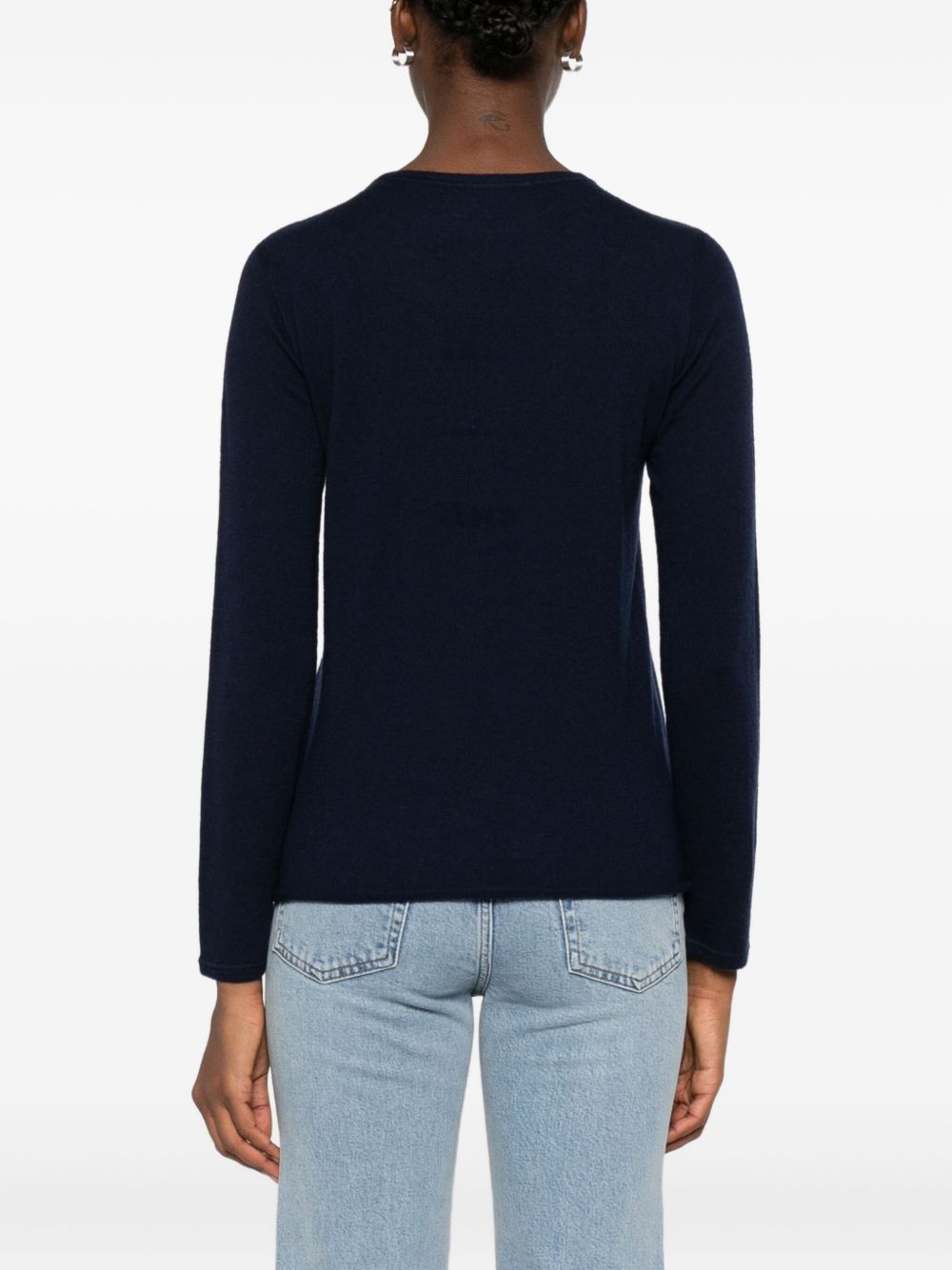 Majestic Filatures Maglione girocollo a maniche lunghe