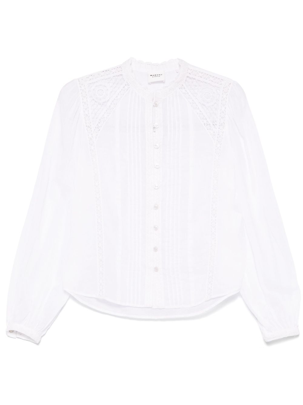 MARANT ÉTOILE
Camicia Greicy con rifinitura in sangallo