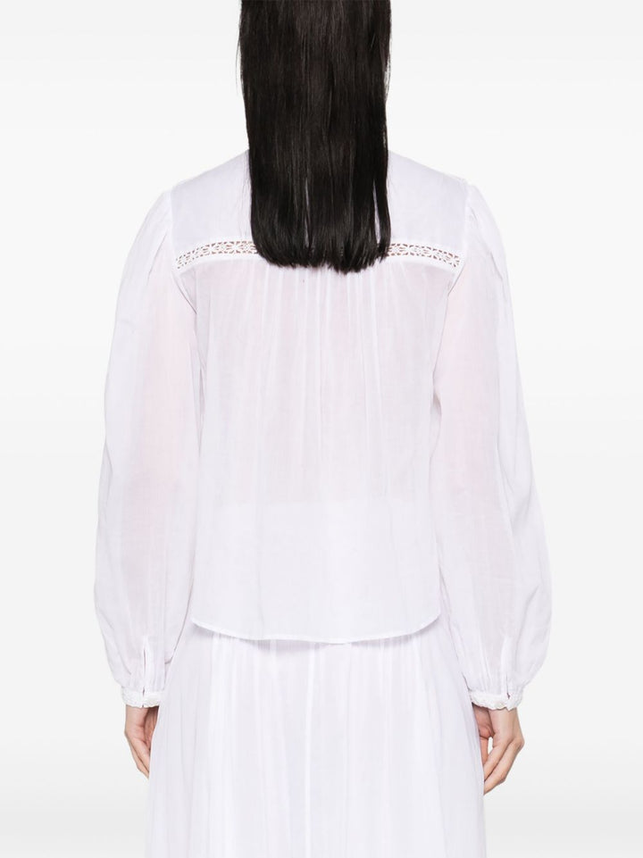 MARANT ÉTOILE
Camicia Greicy con rifinitura in sangallo
