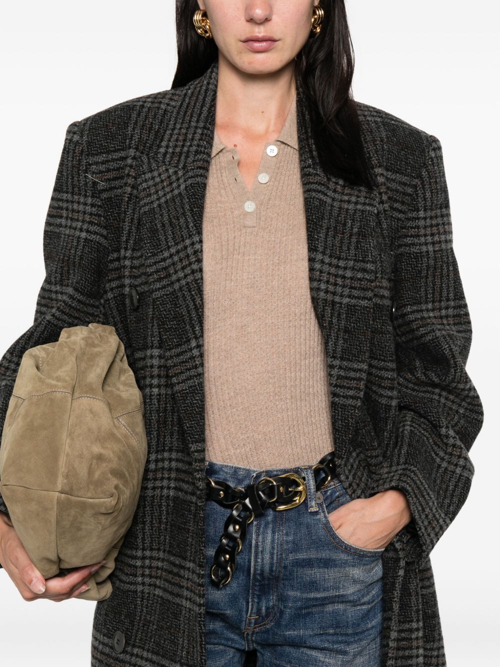 Marant Etoile
Cappotto grigio a quadri