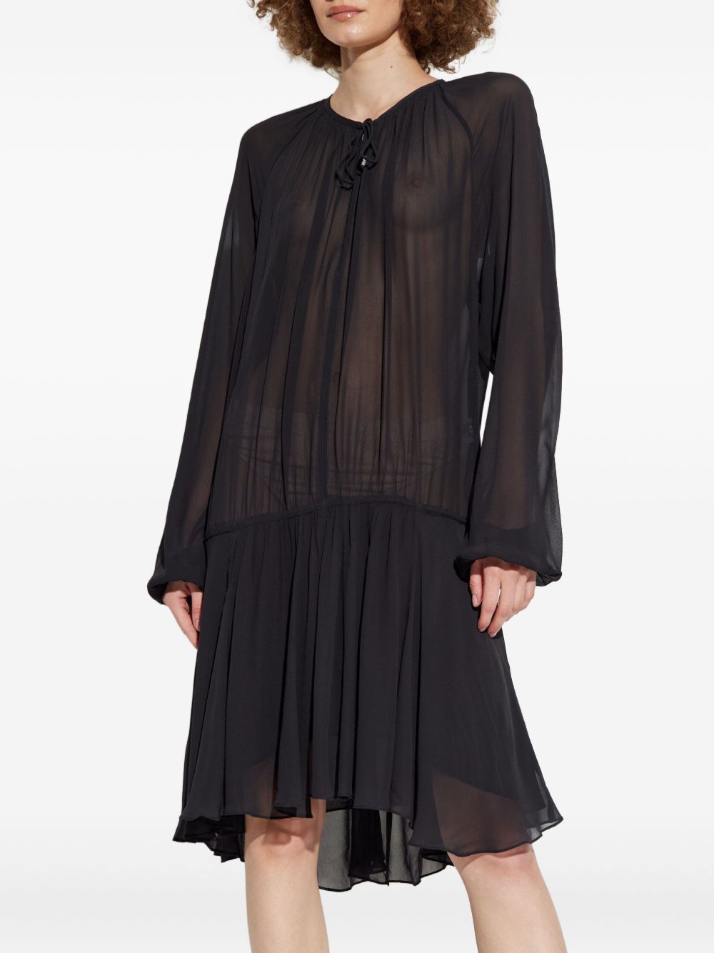 Marant Etoile Abito nero in tessuto