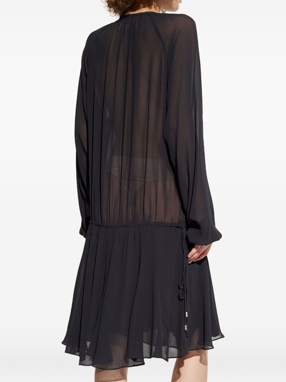 Marant Etoile Abito nero in tessuto