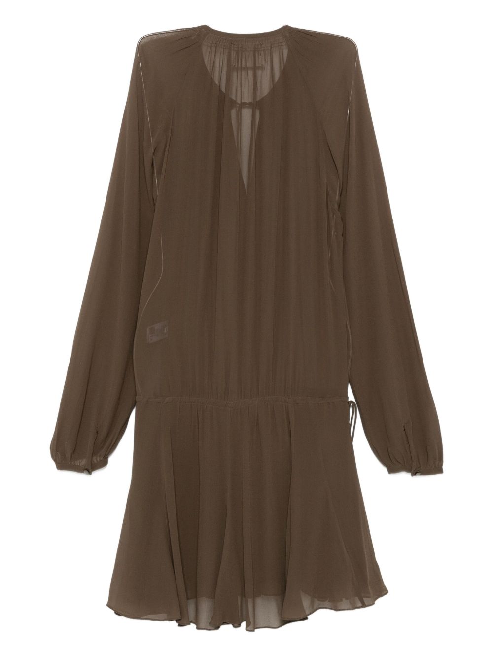 Marant Etoile
Abito marrone con gonna plissettata