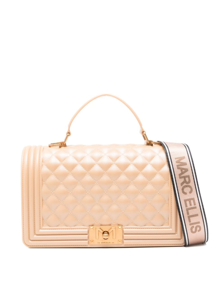 Marc Ellis Borsa a tracolla trapuntata beige