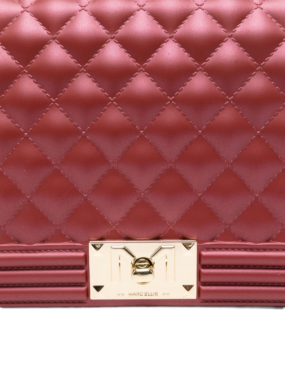 Marc Ellis Borsa a tracolla trapuntata rossa