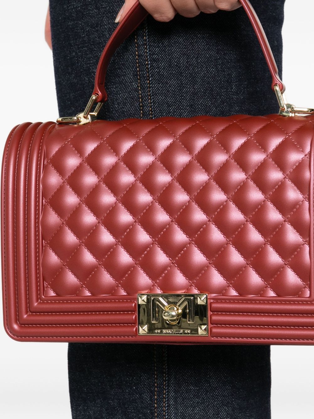 Marc Ellis Borsa a tracolla trapuntata rossa