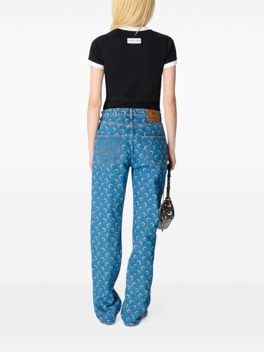 Marine Serre
Jeans Moon Laser dritti