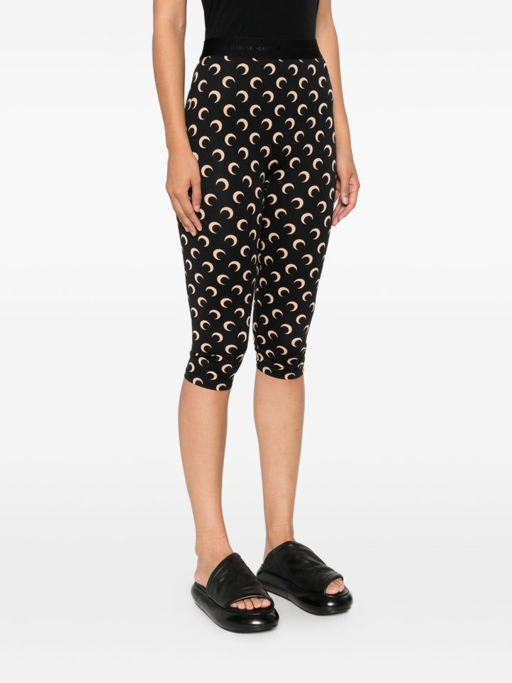 Marine Serre
Leggings Capri in Jersey Moon Riciclato