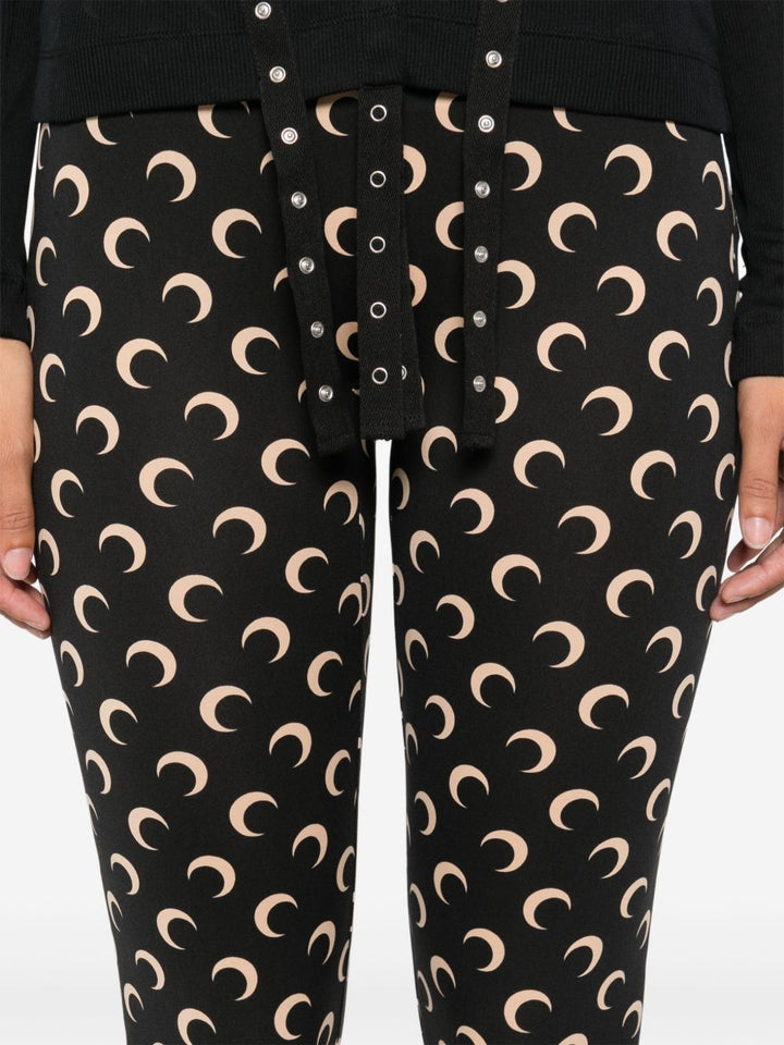 Marine Serre
Leggings Capri in Jersey Moon Riciclato
