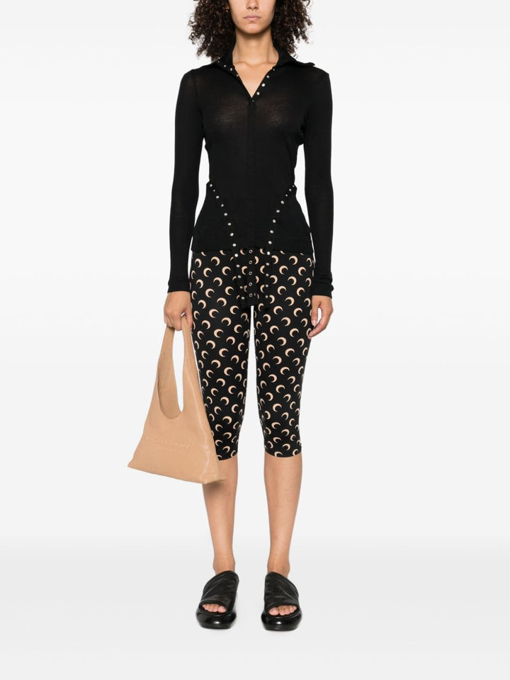Marine Serre
Leggings Capri in Jersey Moon Riciclato