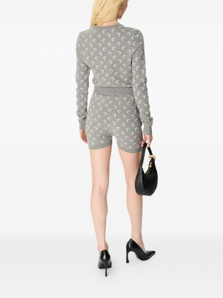 Marine Serre
Maglione girocollo in maglia jacquard Moon