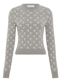 Marine Serre Maglione girocollo in maglia jacquard Moon