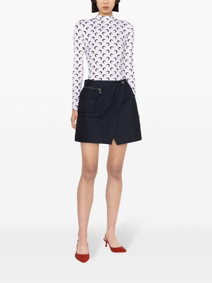 Marine Serre T-shirt con stampa