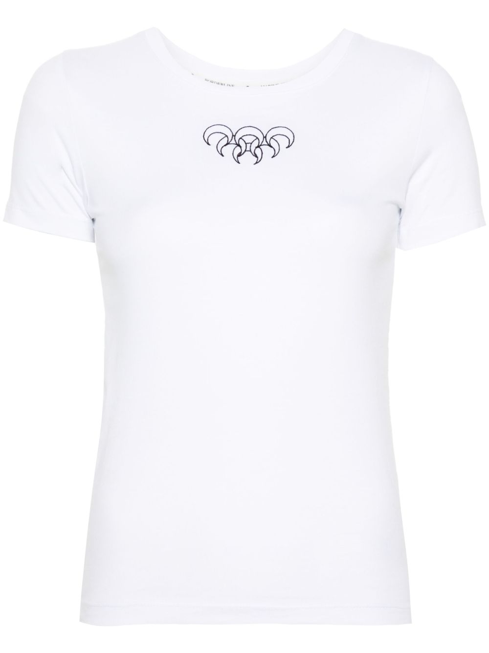 Marine Serre
T-shirt con ricamo Crescent Moon