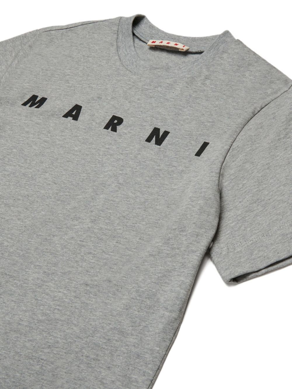 Marni Kids T-shirt grigia girocollo mezza manica