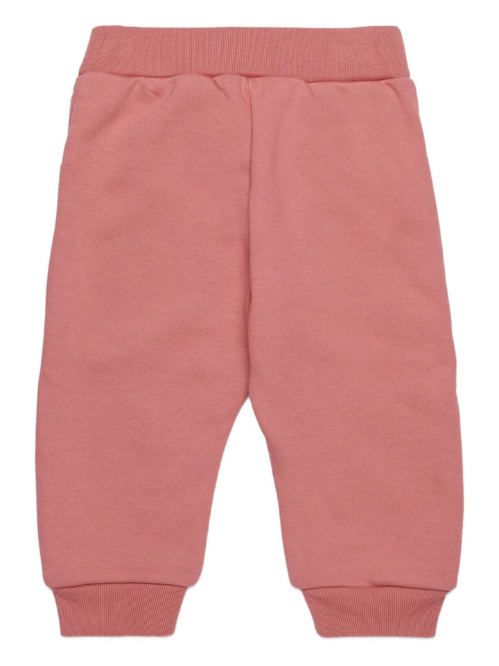Marni Kids Pantaloni Joggin rosa con due tasche