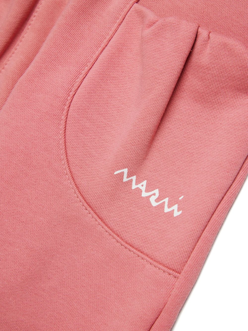 Marni Kids Pantaloni Joggin rosa con due tasche